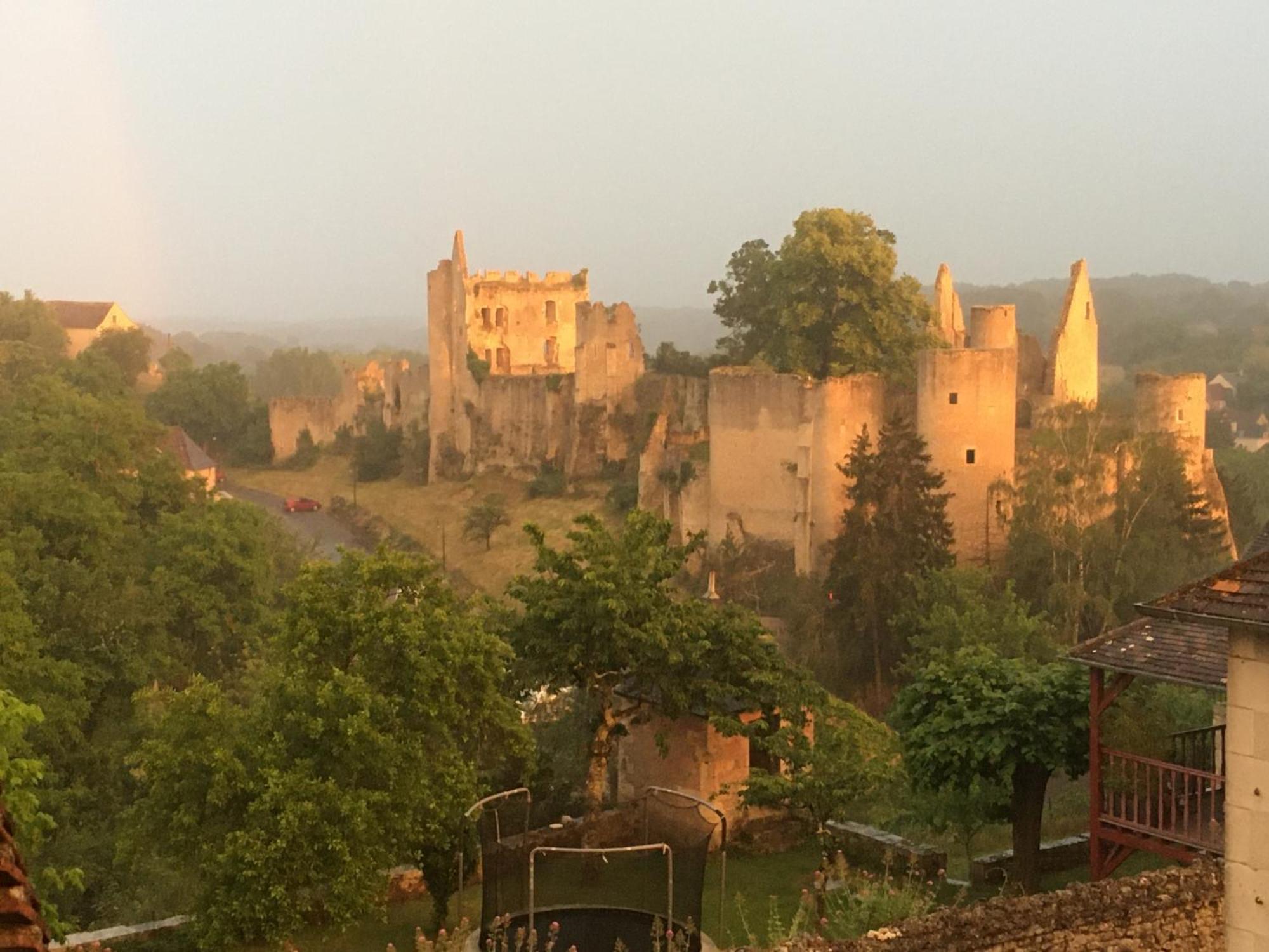 Chez Fred Avec Vue Sur Le Chateau Angles-sur-l'Anglin Ngoại thất bức ảnh